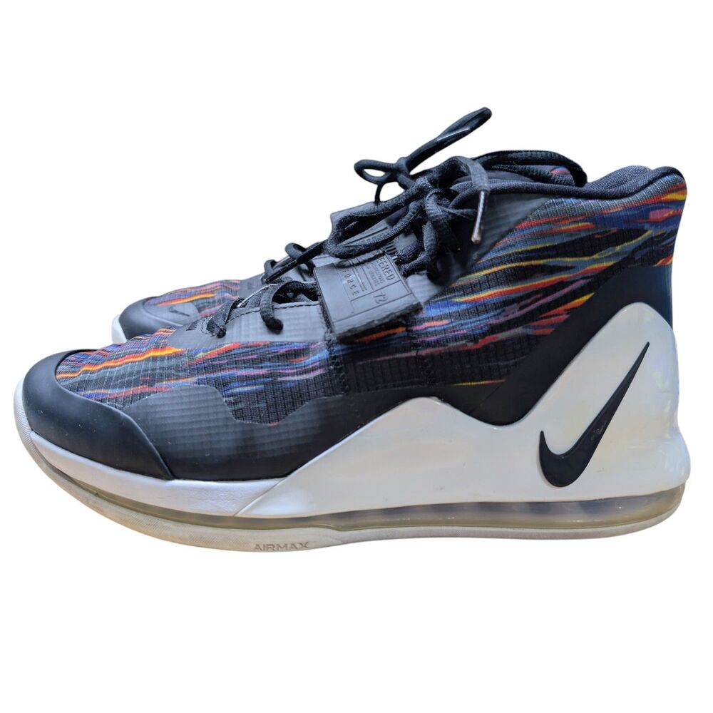 Nike Men's SZ 10.5 Air Force Max Multi-Color Basketball Shoes AR0974-100